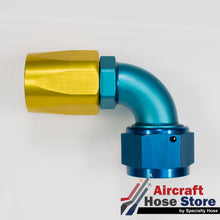 Load image into Gallery viewer, (Size 24) 980137-24D AN 90 Degree Fitting AN818 Eaton Aeroquip Aerospace MS27224-24