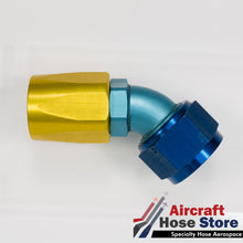 Load image into Gallery viewer, (Size 12) 980006-12D AN 45 Degree Fitting AN818 Eaton Aeroquip Aerospace MS27226-12