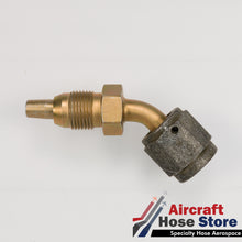 Load image into Gallery viewer, (Size 04) 8746-4 AN 45 Degree Nipple AN818 Eaton Aeroquip Aerospace