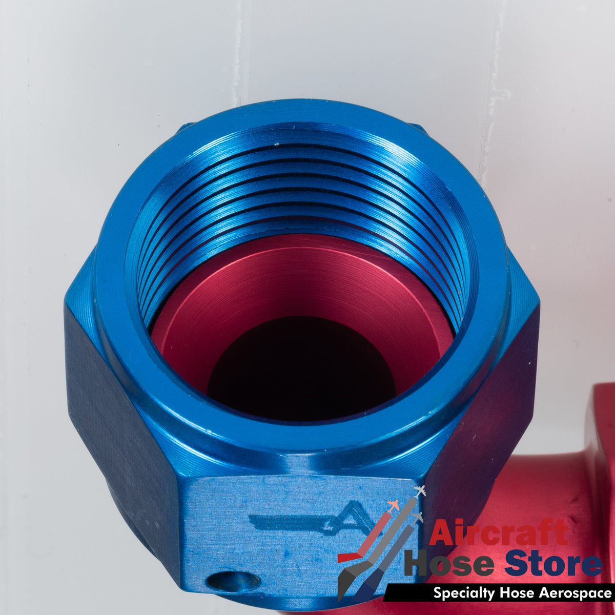 Size 08) 8891-8D AN 90 Degree Fitting AN818 Eaton Aeroquip 