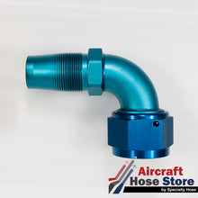 Load image into Gallery viewer, (Size 20) 980137-20D AN 90 Degree Fitting AN818 Eaton Aeroquip Aerospace MS27224-20