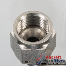 Load image into Gallery viewer, (Size 06) AE18844G AN 45 Degree Nipple AN818 Eaton Aeroquip Aerospace (Super-C)