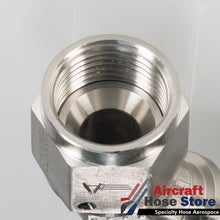 Load image into Gallery viewer, (Size 06) AE21508G AN 45 Degree Nipple AN818 Eaton Aeroquip Aerospace (Component)