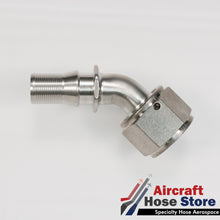 Load image into Gallery viewer, (Size 10) AE21508J AN 45 Degree Nipple AN818 Eaton Aeroquip Aerospace (Component)