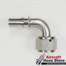 Load image into Gallery viewer, (Size 16) AE21514M AN 90 Degree Nipple AN818 Eaton Aeroquip Aerospace (Component)