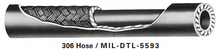 Load image into Gallery viewer, (Size 03) 306-3 Eaton Aeroquip Aerospace Hose MIL-DTL-5593-3 by the foot
