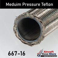 667-16 w/ Firesleeve Custom Hose Assembly