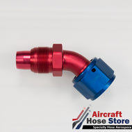 (Size 06) 8746-6D AN 45 Degree Nipple AN818 Eaton Aeroquip Aerospace