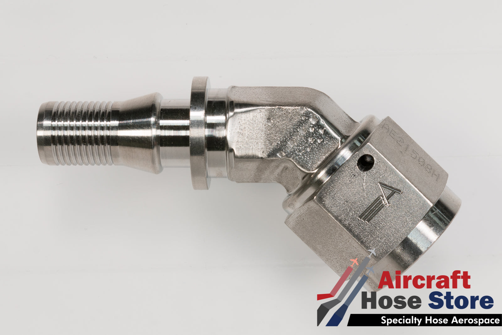 Size 06) AE21508G AN 45 Degree Nipple AN818 Eaton Aeroquip