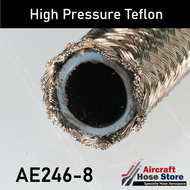 AE246-8 w/ Firesleeve Custom Hose Assembly