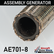 AE701-8 w/ Firesleeve Custom Hose Assembly